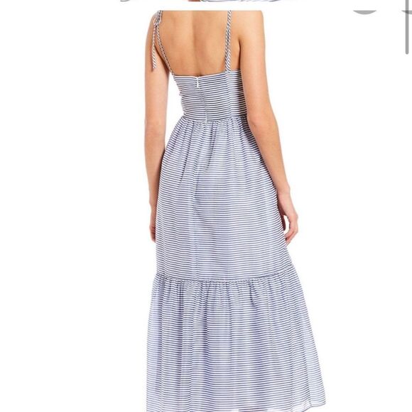 Gianni Bini Poppy Dress Stripe Maxi Size 2 - Picture 2 of 9